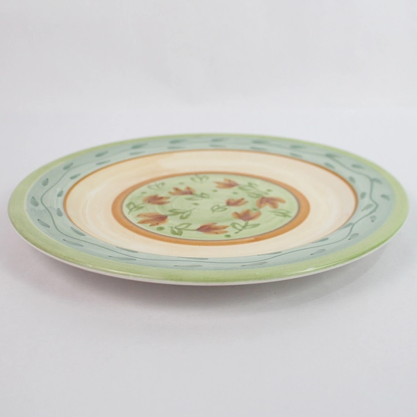 Vintage Culinary Arts Studio Flower Plate 11" - Good Condition