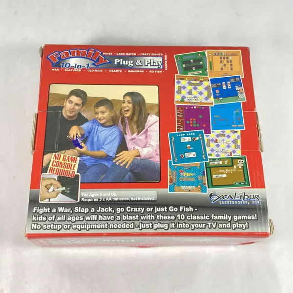 Excalibur Plug N Play 10-in-1 Family Games Console - Good Condition