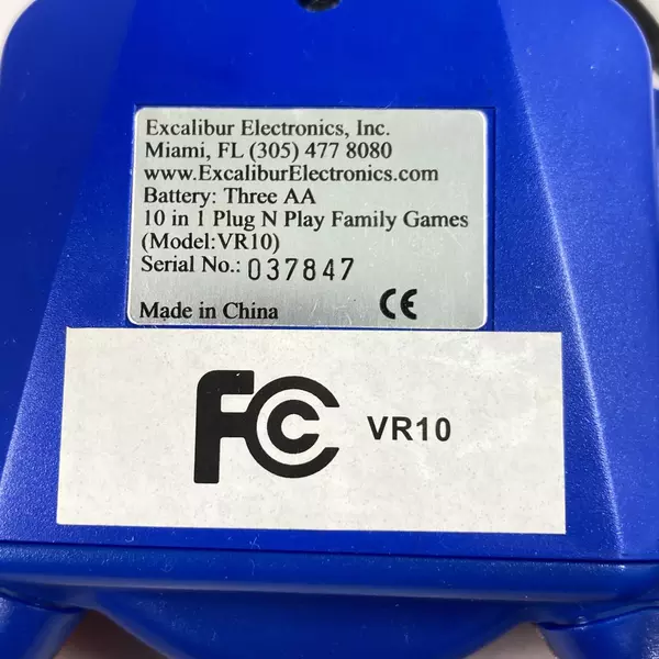 Excalibur Plug N Play 10-in-1 Family Games Console - Good Condition