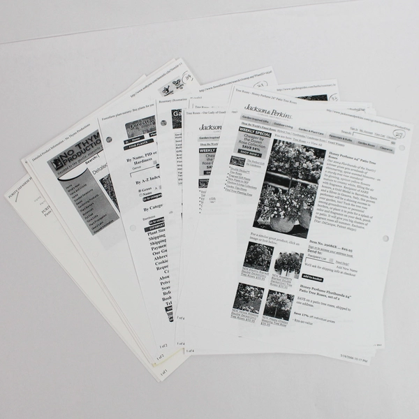 Lot of Vintage Home & Garden Design Flyers, Paper Ephemera Collection