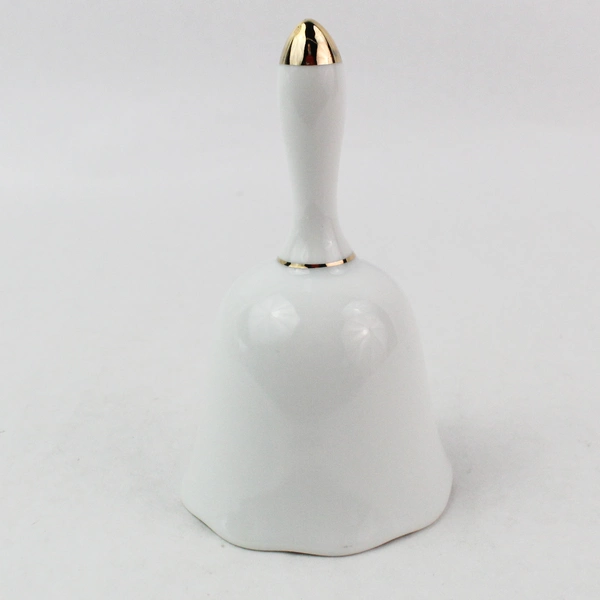 Expo 86 Vancouver Souvenir Bell Ceramic Gold Trim 1986 Collectible Decor