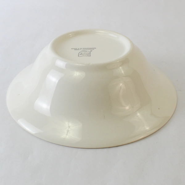 Vintage Sebring Pottery Chantilly Serving Bowl 22K Gold Trimmed T-S284