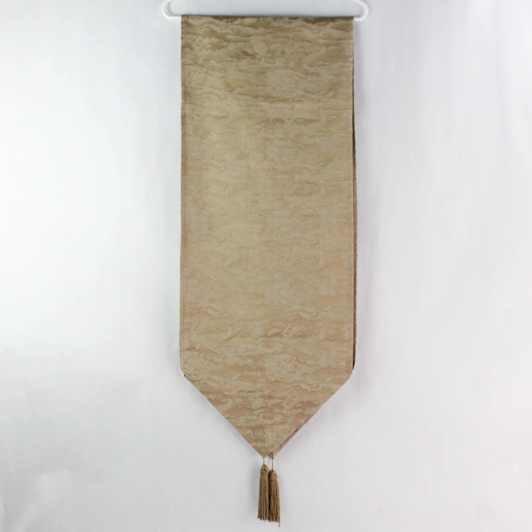 Textiles Plus 13.5x70" Table Runner with Tassels - Stained Elegance