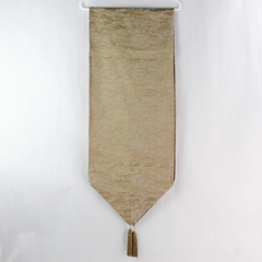 Textiles Plus 13.5x70" Table Runner with Tassels - Stained Elegance