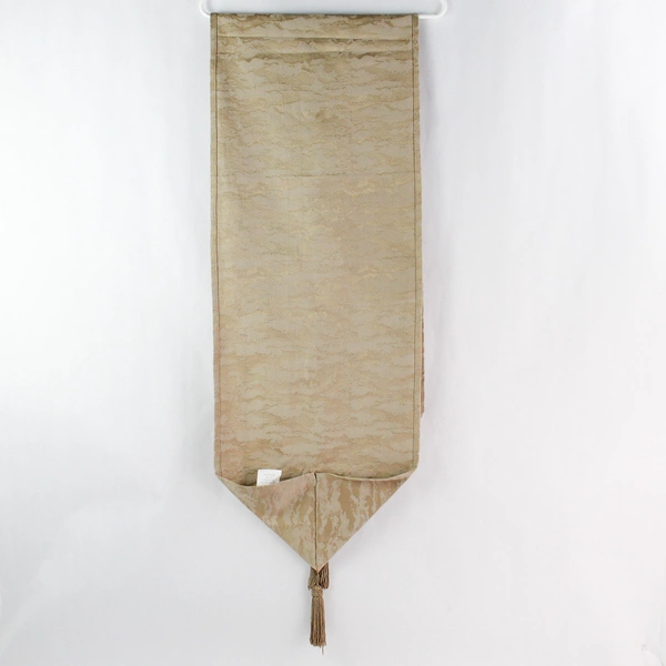 Textiles Plus 13.5x70" Table Runner with Tassels - Stained Elegance