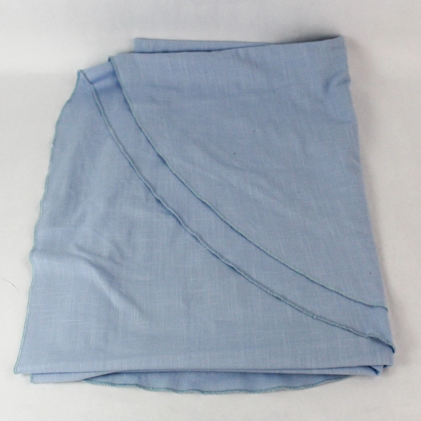 Pre-Owned Baby Blue Oblong Tablecloth 60"x80" - Elegant Dining Decor