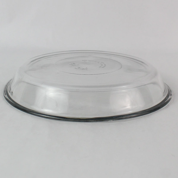 9" Clear Glass Pie Dish - Oven & Microwave Safe, Good Condition
