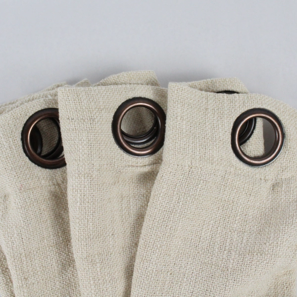 Threshold Cream Curtain Panel 53x76" - Elegant Window Treatment, Pre-Owned