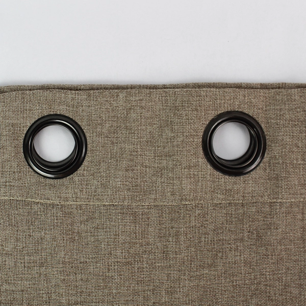 Brown Single Skinny Curtain Panel 37x95" - Elegant Home Decor, Pre-Owned