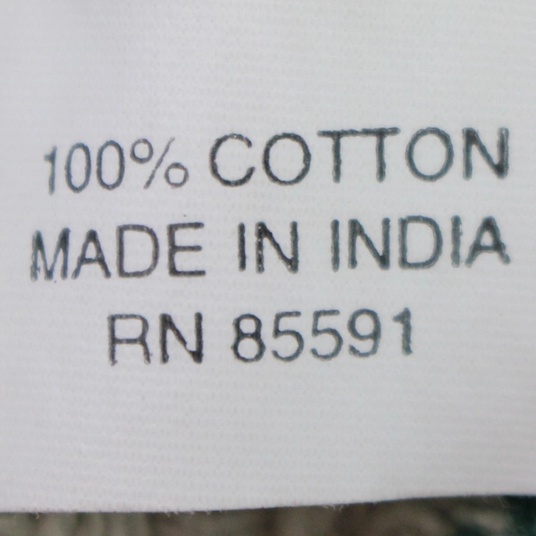 American Trading Green Brown Autumn Cotton Table Runner 40x46" - Good Condition