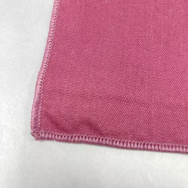 Set of 6 Plum Colored Cloth Placemats 17x17 Inch Dining Table Mats