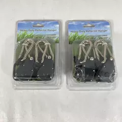 Lot of 2 Pairs Heavy Duty Reflector Hangers 150lbs Max Hydroponics Indoor Garden