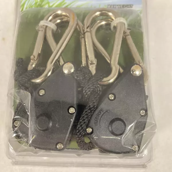 Lot of 2 Pairs Heavy Duty Reflector Hangers 150lbs Max Hydroponics Indoor Garden