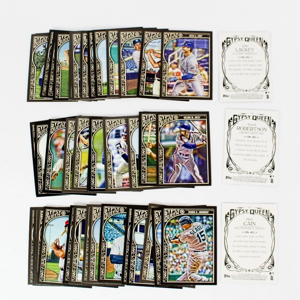 2015 Topps Gypsy Queen Starter Set - 47 Unique Cards in Good Condition