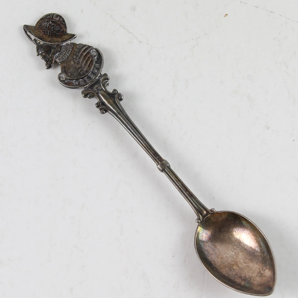 Vintage Vasco Nunez De Balboa Souvenir Spoon EPNS - Collectible Antique