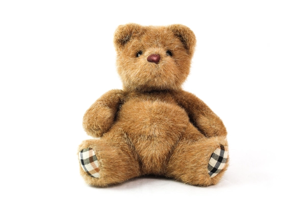 Vintage Russ Brown Bear Kensington Plush 10" Soft Collectible Toy No Scarf