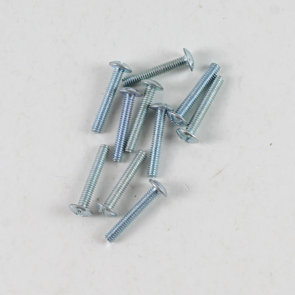 Lot of 5 Modern Brushed Silver Cabinet Pulls with Screws - 5" Length