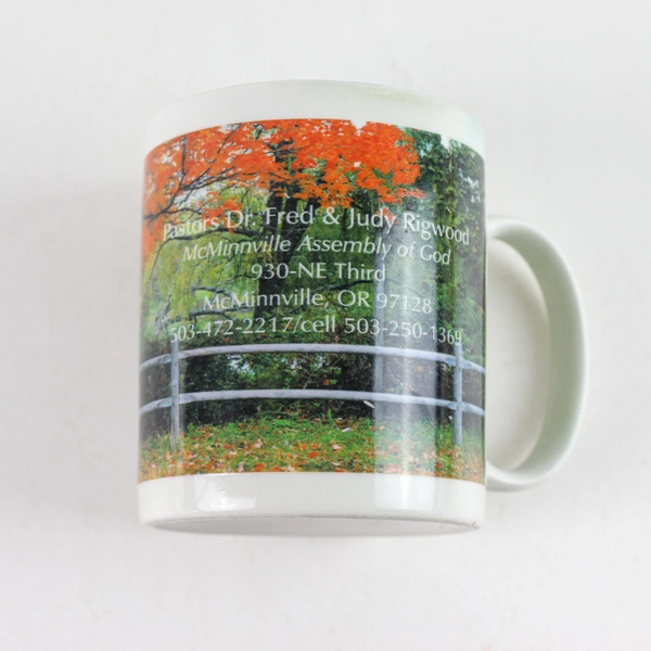 McMinnville Oregon Assembly Of God Mug - Live Life Joyfully, Happily