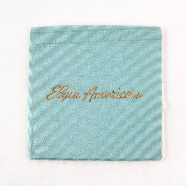 VTG Elgin American Gold Tone Chicago Motor Club Honor Member Compact 3x3"