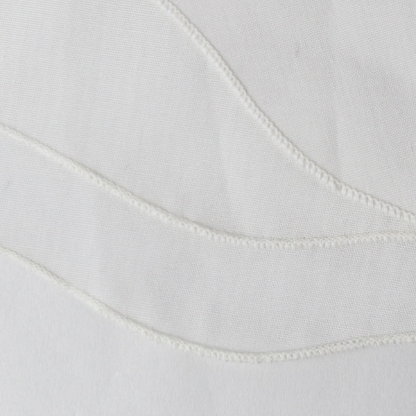 White Oval Tablecloth 57x74" - Elegant Home Décor, Some Stains