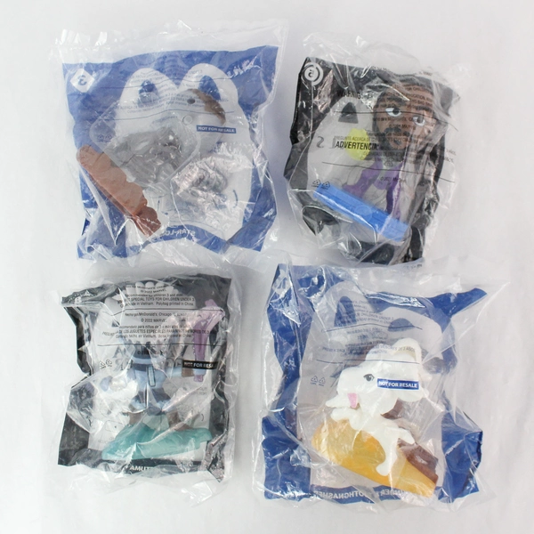Lot of 4 Sealed Marvel Happy Meal Toys - Thor, Black Panther, Eternals