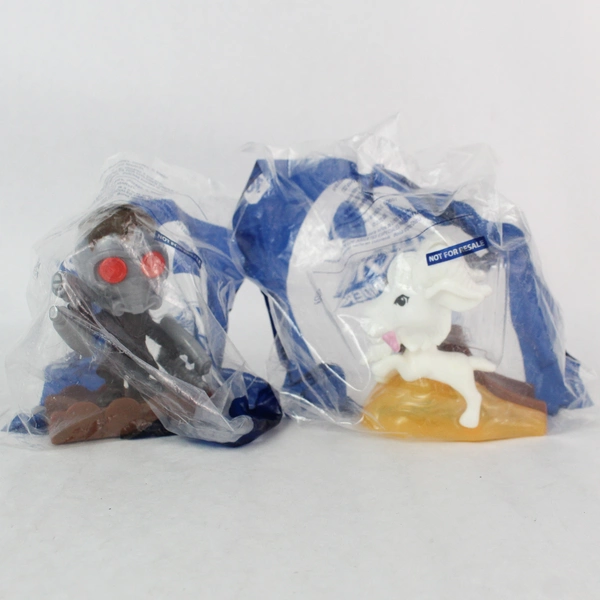 Lot of 4 Sealed Marvel Happy Meal Toys - Thor, Black Panther, Eternals