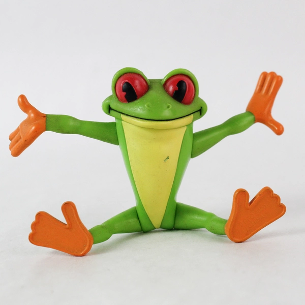 Vintage RFC 2000 Rainforest Cafe Tree Frog PVC Action Figure 3.25" Collectible