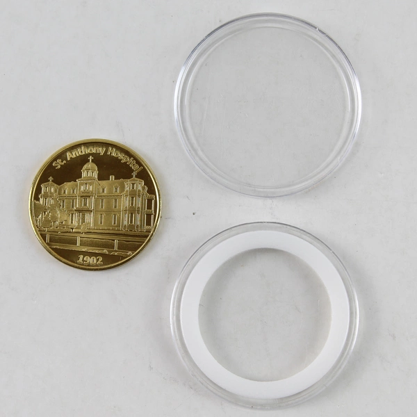 2013 St Anthony Hospital Pendleton OR Gold Tone Token Medal - Good Condition