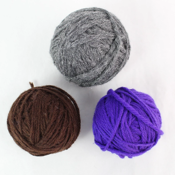 Lot of 8 Assorted Color Yarn Balls - 12 oz for Knitting & Crocheting