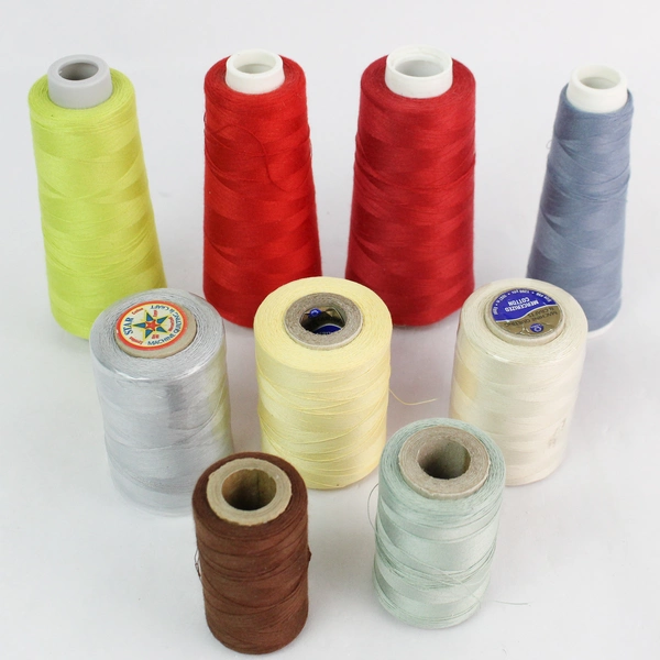 Lot of 9 Vibrant Embroidery Floss Spools for Crafting & Sewing Projects