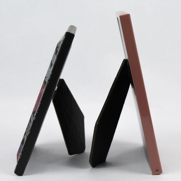 Lot of 2 Pink & Purple Standing Desk Frames 3.5x5" & 5x7" - Good Condition