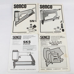 Senco Operating Instructions Stapler SKS K L M1 M2 M3 M4 MW PW AST4