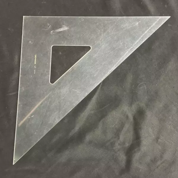 Uchida 12" Triangle Without Scale for Drafting Japan