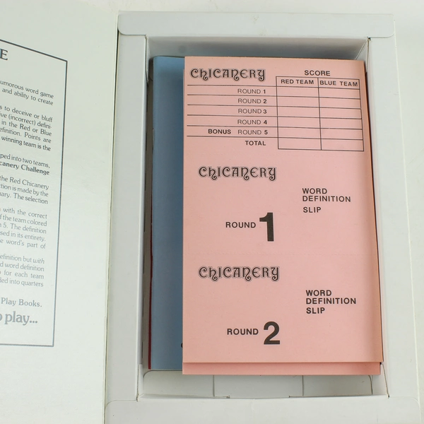 1979 Crisloid Chicanery Dictionary Trivia Game - Vintage Board Game