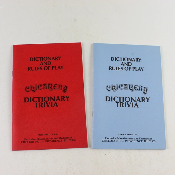1979 Crisloid Chicanery Dictionary Trivia Game - Vintage Board Game