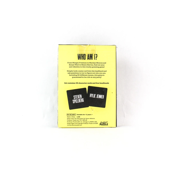 2020 Professor Puzzle "Who Am I?" Quiz Game - Open Box, Sealed Cards