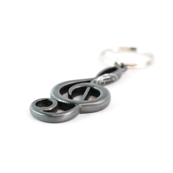 Metal Treble Clef Key Ring Keychain Gift for Music Teacher or Student