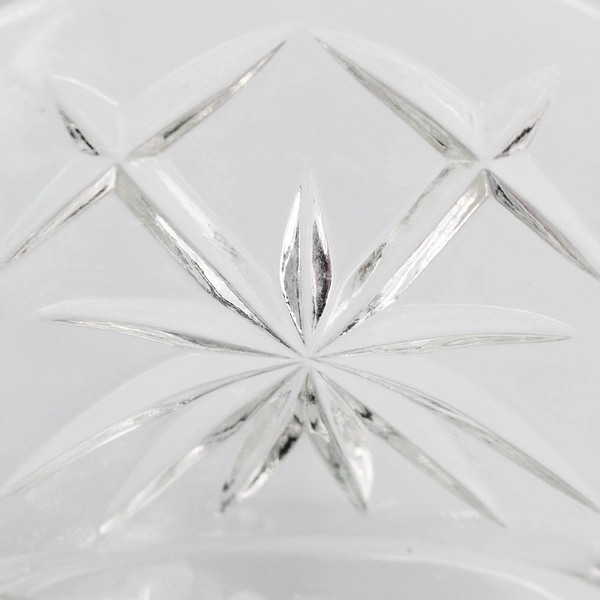 Anchor Hocking Vintage Star of David Double Candle Holder - Pre-owned with Chips