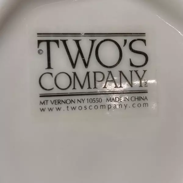 Two's Company Victorian Ribbed Footed Creamer - Elegant Cream Color