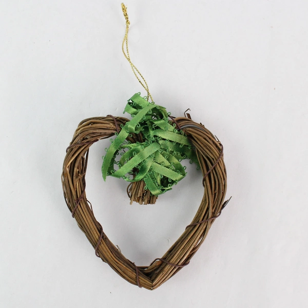 Lot of 4 Christmas Wreath Ornaments - 4" & 5" Holiday Tree Decor