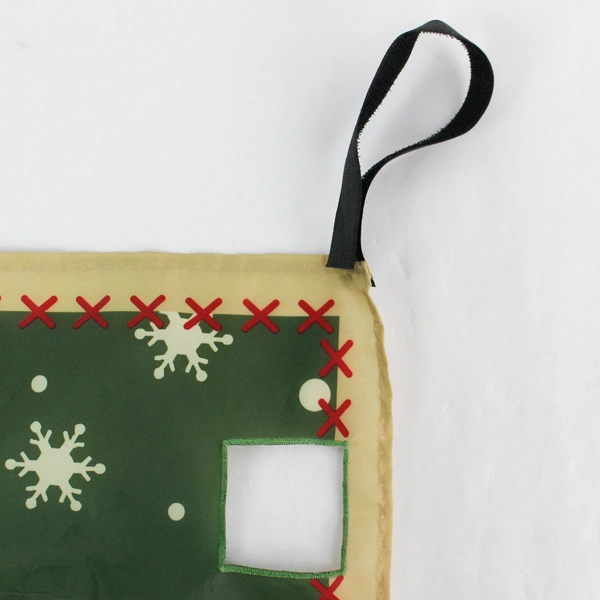 Merry Christmas Snowman Mailbox Cover 18x22" Holiday Decor - Pre-owned