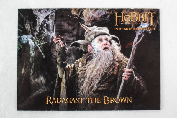 Lot of 2 The Hobbit Denny's Trading Cards Radagast & Thorin Collectible