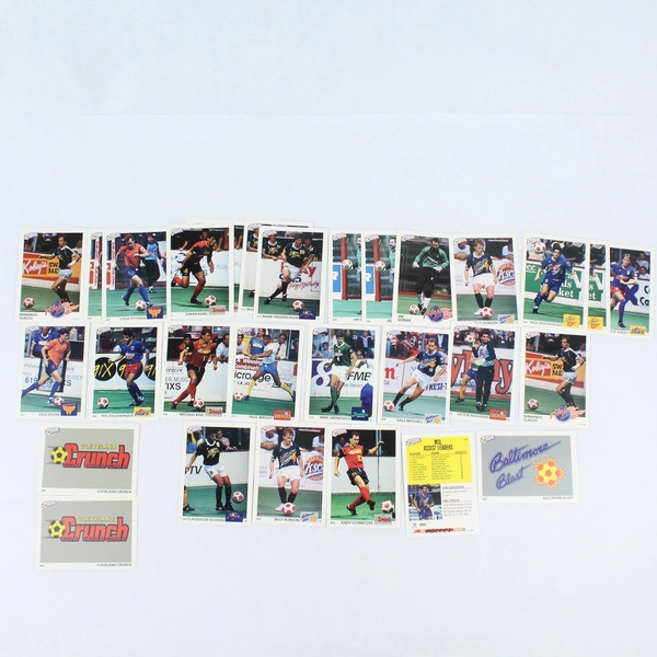 1991 MISL Soccer Shots Lot of 29 Cards - Great for Collectors!