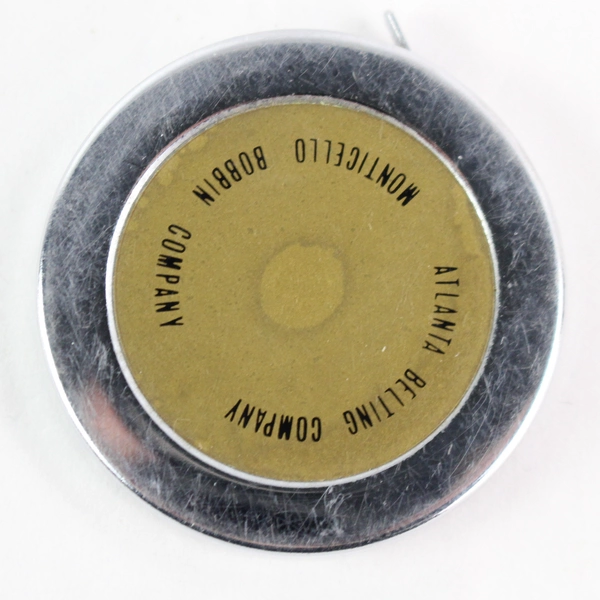 Vintage Monticello Bobbin Co. 6' Tape Measure - Collectible Tool