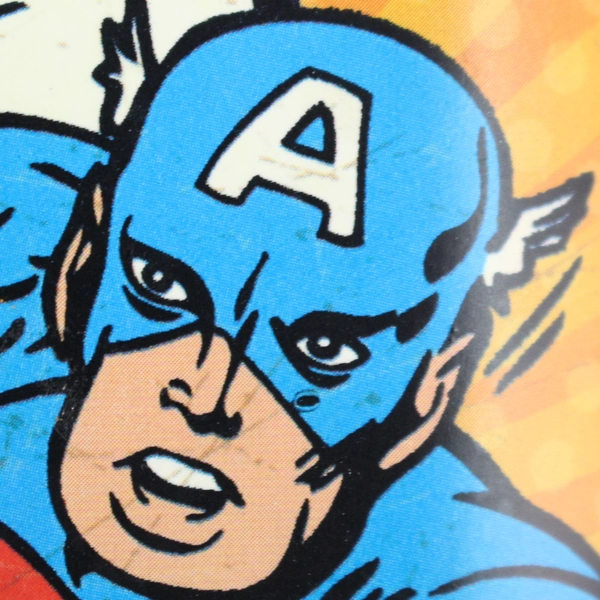 Marvel Captain America Comic Light Switch Cover - Pre-Owned, Few Scratches