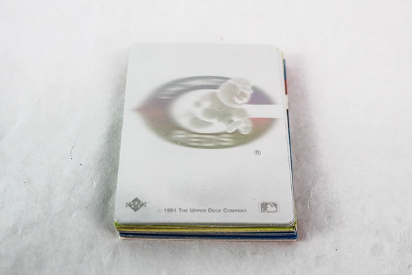 Lot of 18 MLB Stickers: 6 Upper Deck Holograms & 12 Fleer Action 89-90