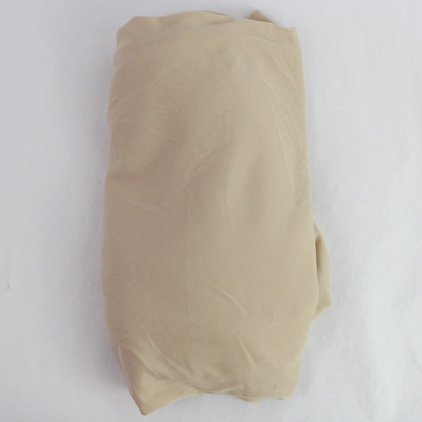 2 Piece Lot of Beige Fabrics for DIY Crafting Projects - Good Condition