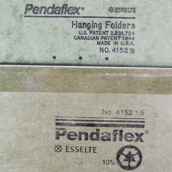 Lot of 25 Pendaflex Hanging File Folder Inserts for Document Organization