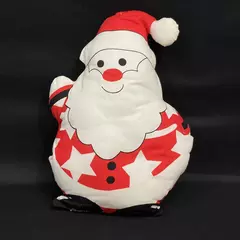 Vintage Cut and Sew Santa Claus Cloth Doll 13" - Holiday Decor, Pre-owned