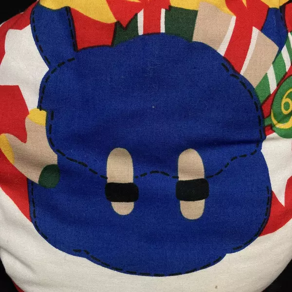 Vintage Cut and Sew Santa Claus Cloth Doll 13" - Holiday Decor, Pre-owned